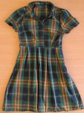 Liza Luxe Plaid Dress Medium | Pockets | Fit & Flare